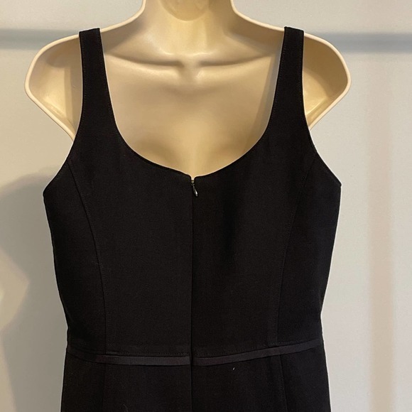 Etcetera Black Wool Tank Dress Fully Lined Back Zip Size 10 Pre-owned - Picture 4 of 6